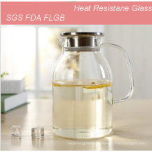 1.8L Heat Resistance Glass Jar Coffee Tea Pot for Wholesaler